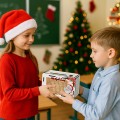 PREZENT NA MIKOŁAJKI ŚWIĘTA Skarbonka NA BOŻE NARODZENIE NA MIKOŁAJA SZKOŁA