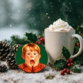 Podkładka pod kubek drewniana ZESTAW PODKŁADKI na STÓŁ OBRUS białe 6SZT