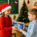 Prezent SKARBONKA WYKREŚLANA wyzwanie oszczędzanie NA MIKOŁAJKI ŚWIĘTA