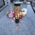 Znicz solarny LED lampion NA GRÓB cmentarz ZŁOTE DRZEWO wieczne duży