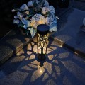 Znicz solarny LED lampion NA GRÓB cmentarz ZŁOTE DRZEWO wieczne duży