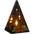 Znicz led STROIK  efekt płomienia LAMPION NA GRÓB cmentarz statuetka