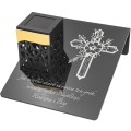 Solarny znicz LED STATUETKA NA CMENTARZ GRÓB DUŻA wieczna lampka nagrobna