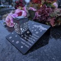 Solarny znicz LED STATUETKA NA CMENTARZ GRÓB DUŻA wieczna lampka nagrobna