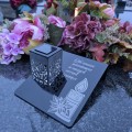 Solarny znicz LED STATUETKA NA CMENTARZ GRÓB DUŻA wieczna lampka nagrobna