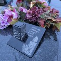 Solarny znicz LED STATUETKA NA CMENTARZ GRÓB DUŻA wieczna lampka nagrobna