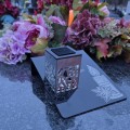 Solarny znicz LED STATUETKA NA CMENTARZ GRÓB DUŻA wieczna lampka nagrobna