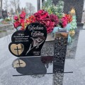 Znicz solarny  LED STATUETKA NA CMENTARZ GRÓB DUŻA wieczna lampka nagrobna