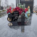 Znicz solarny  LED STATUETKA NA CMENTARZ GRÓB DUŻA wieczna lampka nagrobna