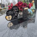 Znicz solarny  LED STATUETKA NA CMENTARZ GRÓB DUŻA wieczna lampka nagrobna