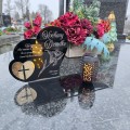 Znicz solarny  LED STATUETKA NA CMENTARZ GRÓB DUŻA wieczna lampka nagrobna