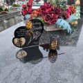 Znicz solarny  LED STATUETKA NA CMENTARZ GRÓB DUŻA wieczna lampka nagrobna