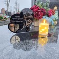 Znicz LED STATUETKA NA CMENTARZ GRÓB DUŻA wieczna lampka nagrobna lampion