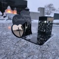 Znicz Kochany Dziadek LED Statuetka Pamięci Duży Lampion Grób DZIEŃ DZIADKA