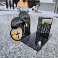 Znicz Kochany Dziadek LED Statuetka Pamięci Duży Lampion Grób DZIEŃ DZIADKA