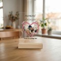 RAMKA ZE ZDJĘCIEM NA SZKLE AKRYLOWYM PERSONALIZOWANY PREZENT  WALENTYNKI