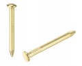 10x1,3mm GWOŹDZIE ZŁOTE  MINI GWOŹDZIKI STALOWE 270szt