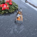 ZNICZ LED efekt płomienia LAMPION na GRÓB cmentarz WIELKANOC BAZIE