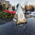Znicz LED Piramida 20cm PERSONALIZOWANY grawer ZDJĘCIE Babcia Dziadek
