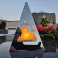 ZNICZ LED efekt płomienia LAMPION na GRÓB cmentarz WIELKANOC BARANEK