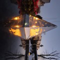 ZNICZ LED efekt płomienia LAMPION na GRÓB cmentarz WIELKANOC BARANEK