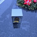 Znicz LED wielkanocny personalizowany z imieniem lampion na groby dekoracja
