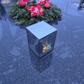 Znicz LED Wielkanocny koszyczek z jajkami lampion na grób dekoracja lustro