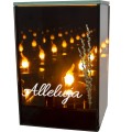 ZNICZ LED efekt płomienia LAMPION na GRÓB cmentarz WIELKANOC BAZIE
