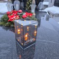 ZNICZ LED efekt płomienia LAMPION na GRÓB cmentarz WIELKANOC BAZIE