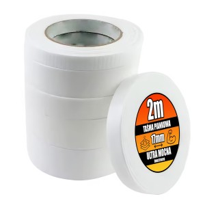 10x Taśma DWUSTRONNA piankowa SAMOPRZYLEPNA 17mm x2m bardzo mocna montażowa