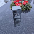 ZNICZ LED efekt płomienia LAMPION na GRÓB cmentarz WIELKANOC BARANEK