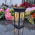 ZNICZ SOLARNY LED LAMPION LAMPA NA GRÓB STATUETKA NA CMENTARZ