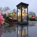 ZNICZ SOLARNY LED LAMPION LAMPA NA GRÓB STATUETKA NA CMENTARZ