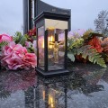 ZNICZ SOLARNY LED LAMPION LAMPA NA GRÓB STATUETKA NA CMENTARZ