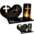 ZNICZ Led Statuetka NA CMENTARZ GRÓB DUŻA Lampka lampion Efekt płomienia