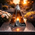 ZNICZ LED efekt płomienia LAMPION na GRÓB cmentarz WIELKANOC PISANKI