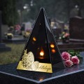 ZNICZ LED efekt płomienia LAMPION na GRÓB cmentarz WIELKANOC PISANKI