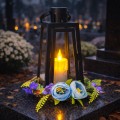 ZNICZ NA WIELKANOC WIELKANOCNY NA GRÓB CMENTARZ LATARENKA LAMPION LED