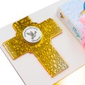 BIBLIA NA PODSTAWCE Pierwsza Komunia Święta PREZENT Z DEDYKACJĄ dla dziecka